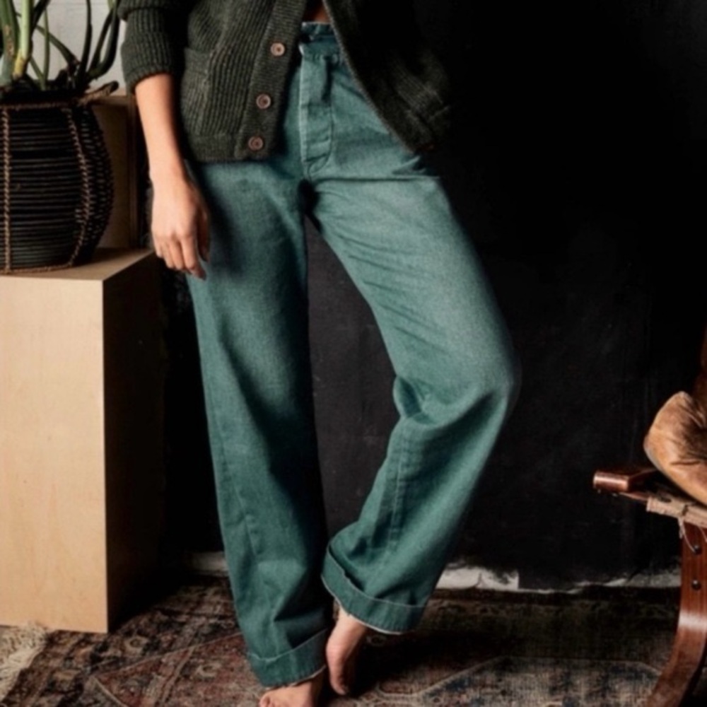 imogene + willie Teal Flare Kate Jeans